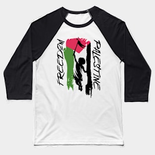 Freedom Palestine Baseball T-Shirt